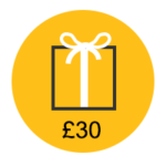 £30 gift card icon