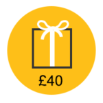 £40 gift card icon